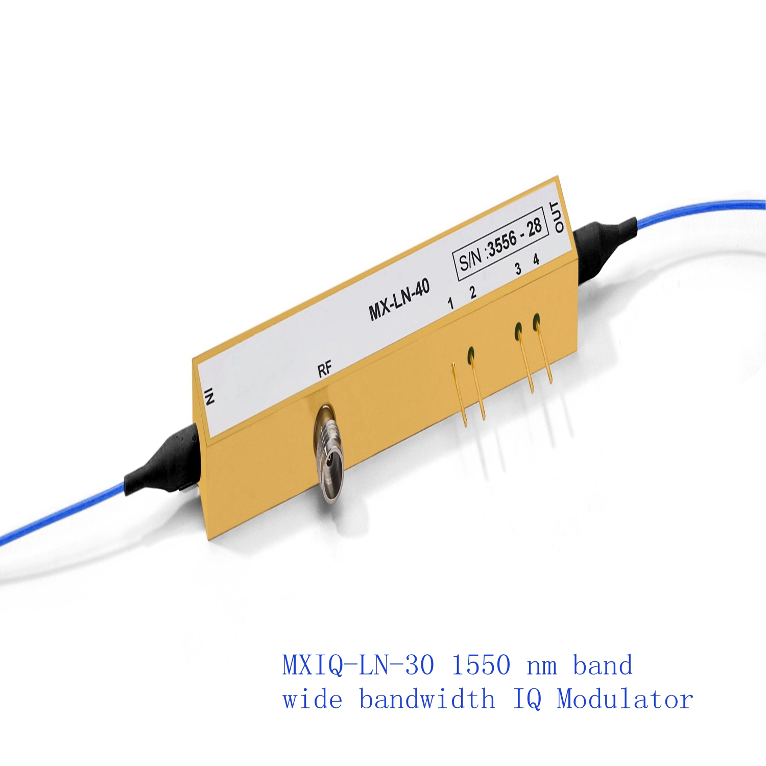 1550 nm band wide bandwidth IQ Modulator